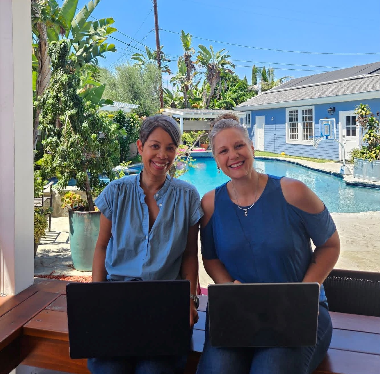 Kaci Brown and Kelley Tenny at the Female AI Alliance kickoff