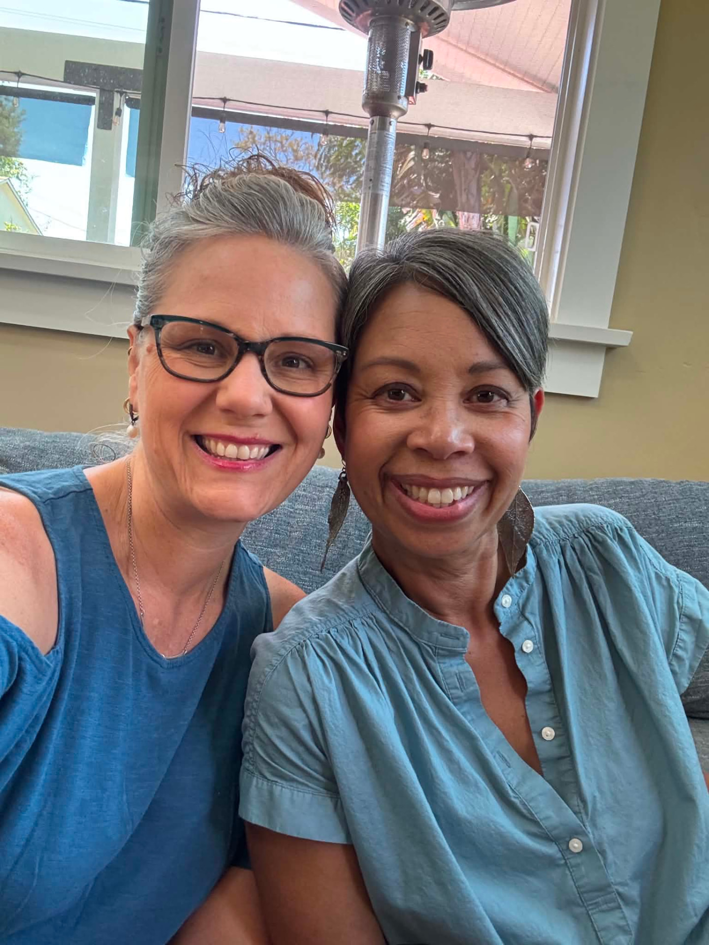 Kaci Brown and Kelley Tenny selfie at the Female AI Alliance kickoff